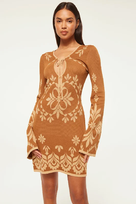Mini dresses with patchwork designs for a unique style SAHAR DRESS