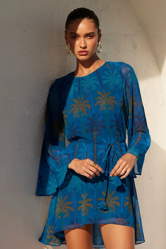 Mini dresses with one - shoulder designs PETRA DRESS