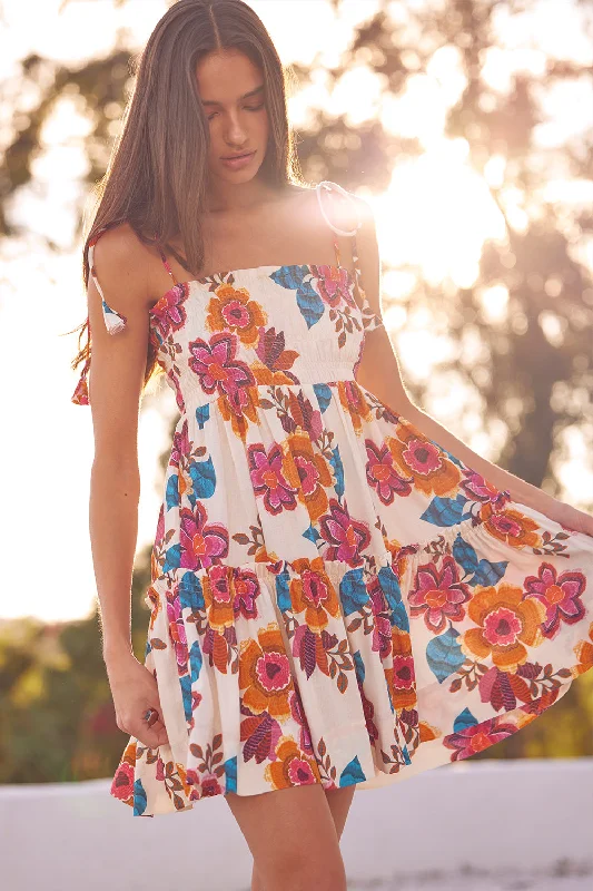 Mini dresses with patchwork designs for a unique style VANDITA DRESS