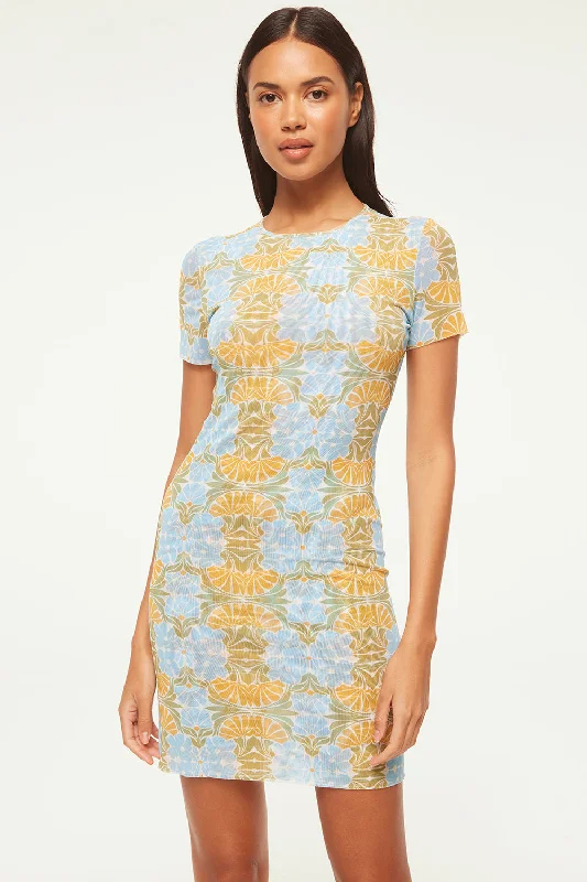 Mini dresses with ribbed textures for a unique appearance VINA DRESS