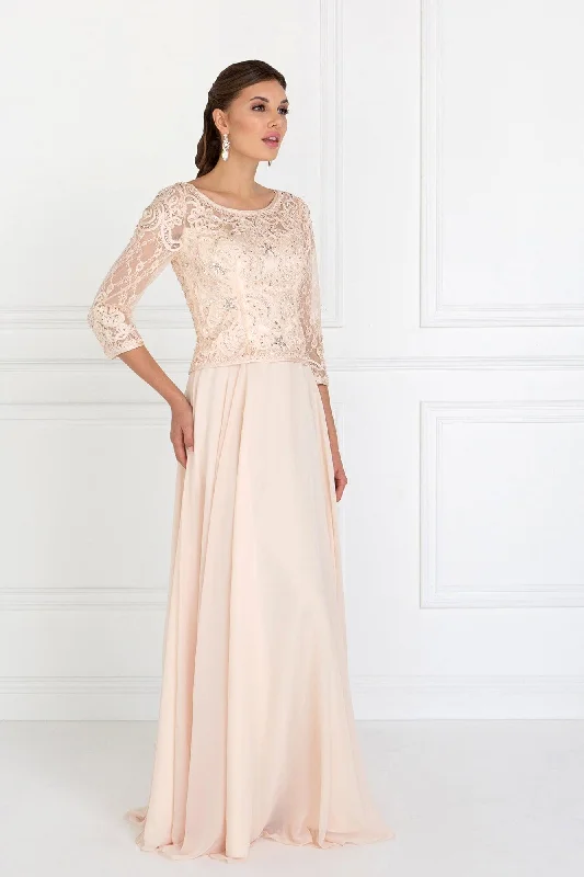 Maternity dress for a baby's first visit to the planetarium Mother of the Bride Long Sleeve Dress