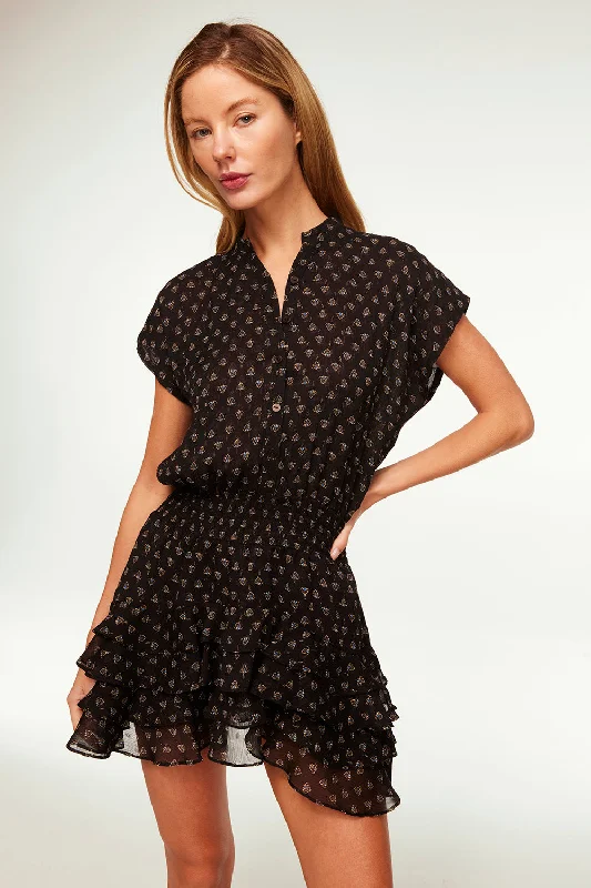 Mini dresses with pleated skirts for a classic look EVIE DRESS