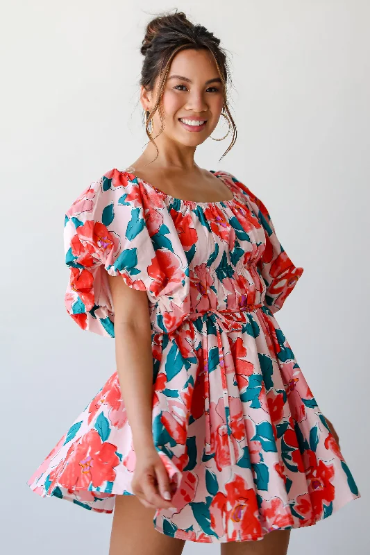 Everyday Midi Dress in Solid Color for Office FINAL SALE - More Than Darling Floral Puff Sleeve Mini Dress Everyday Midi Dress in Solid Color for Office FINAL SALE - More Than Darling Floral Puff Sleeve Mini Dress