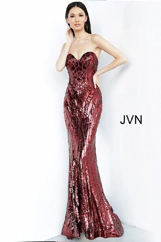 Maternity dress for hospital visits during pregnancy Jovani 2239 Long Prom Gown