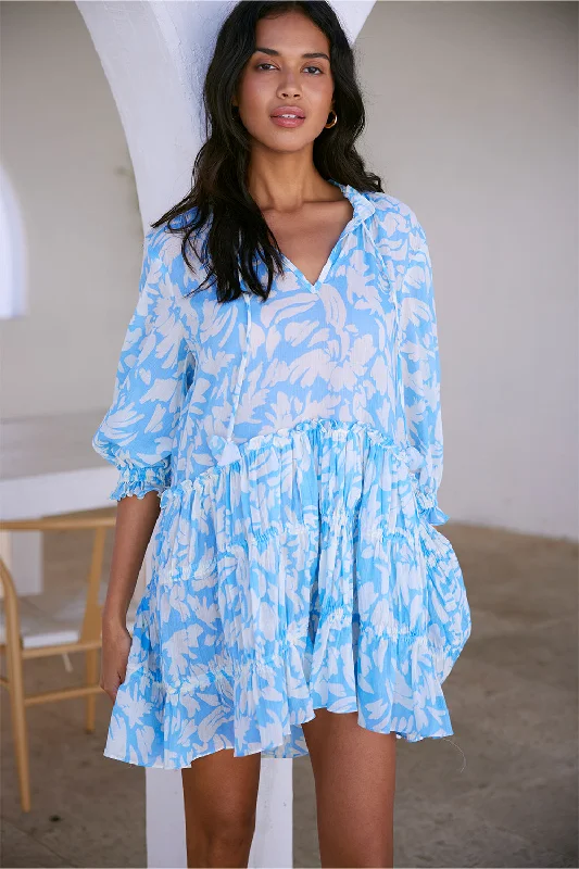 Polyester mini dresses for easy care NITA DRESS
