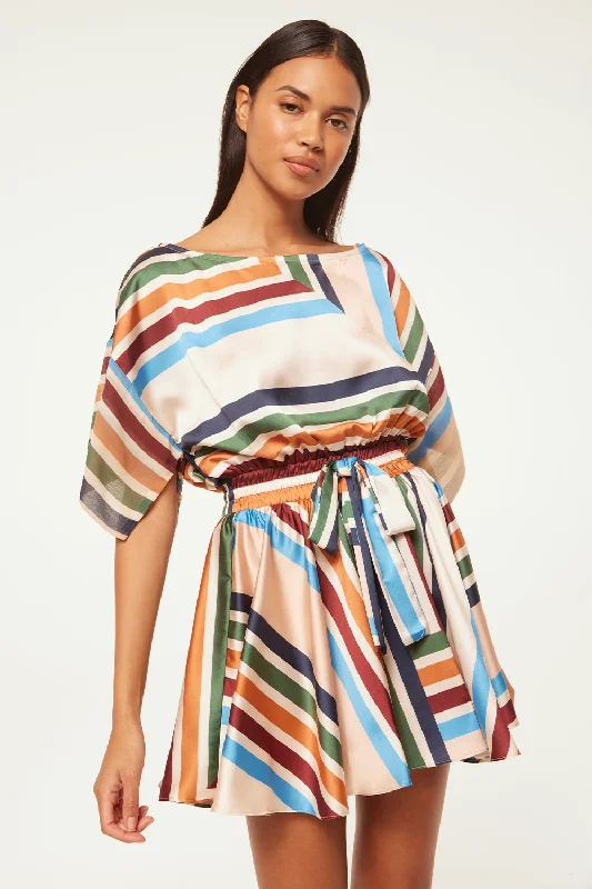 Mini dresses with criss - cross backs for a flirty look ELIA DRESS