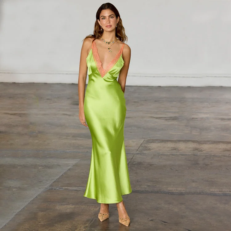 Midi dresses with metallic threads for a glamorous evening event Lime and Coral Lily Dress Midi dresses with metallic threads for a glamorous evening event Lime and Coral Lily Dress