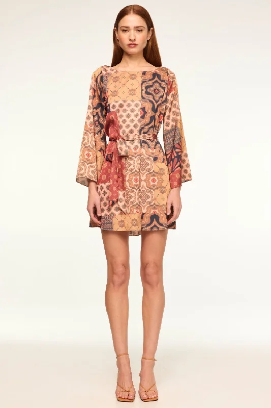 Mini dresses with cold - shoulder designs TWIGGY DRESS