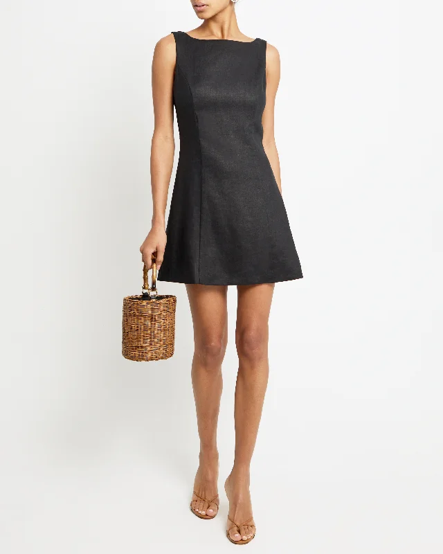 Midi dresses with ribbed textures for a unique and tactile appearance Aspen Linen Mini Dress Midi dresses with ribbed textures for a unique and tactile appearance Aspen Linen Mini Dress