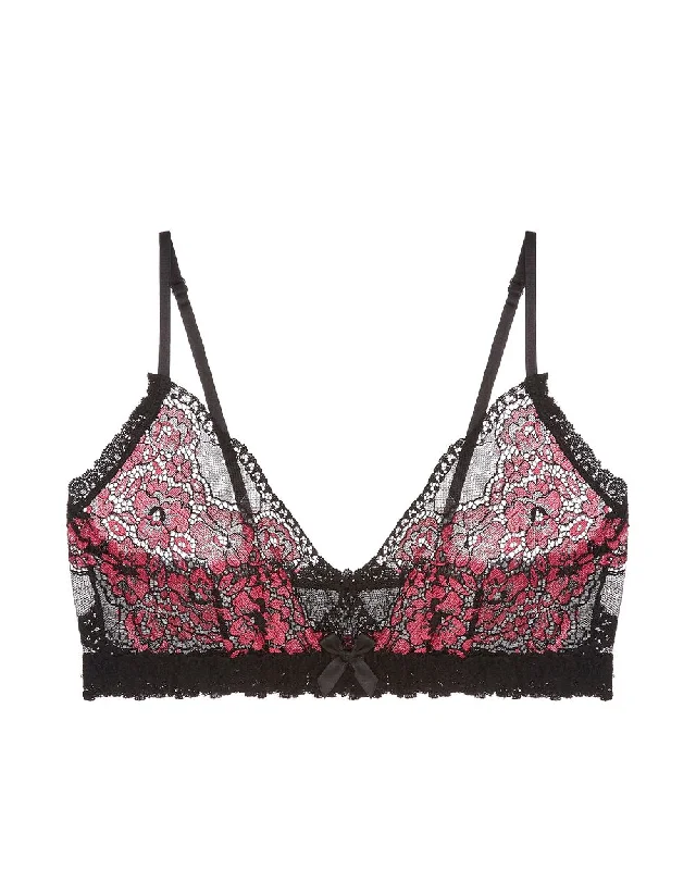 Bright Rose Petal Bralette