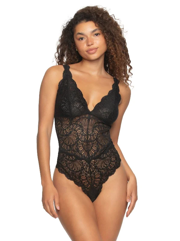 see through women lingerie styles for allureLux Lace Bodysuit