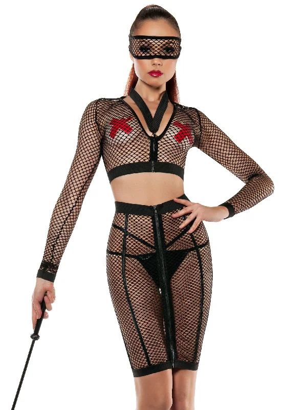 Madeline Fishnet Lingerie Set