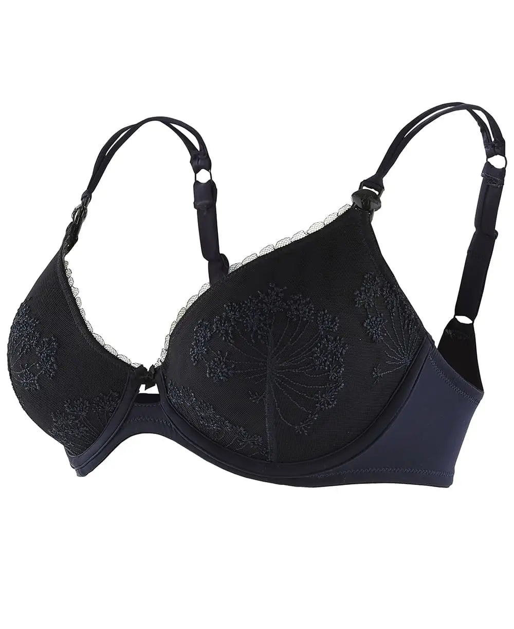 plus size women nursing braMaternity and nursing push-up bra Louise navy