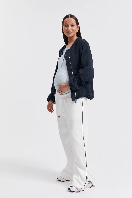 plus size front closure women nursing braBomber Jacket (Navy)