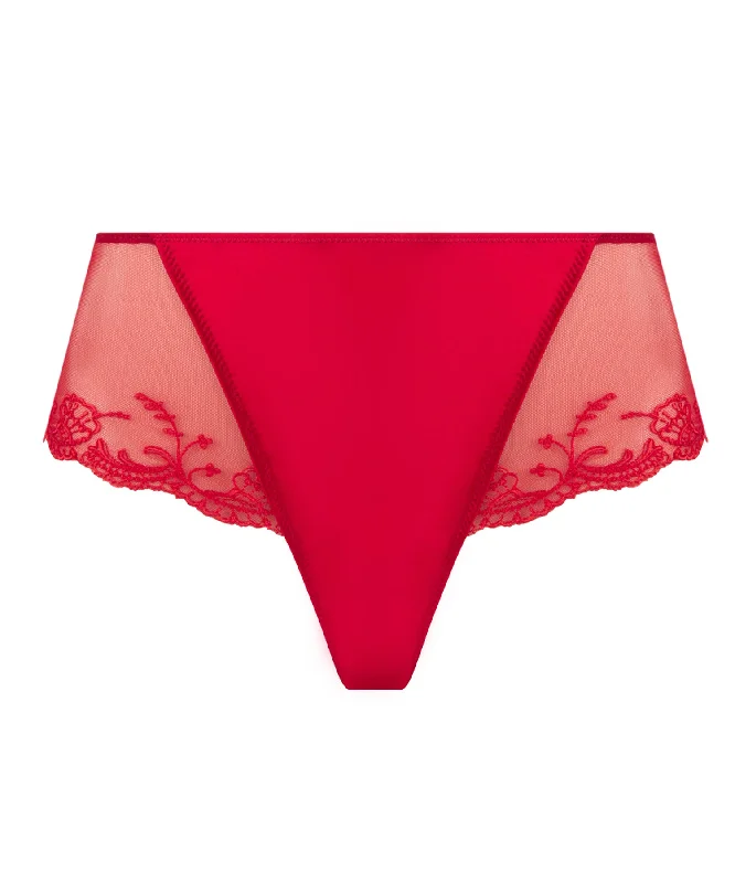 Splendeur Soie Rouge Short