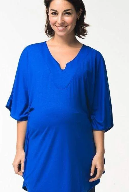 travel friendly women nursing braMadeira Y-Neck Maternity Top Ryl