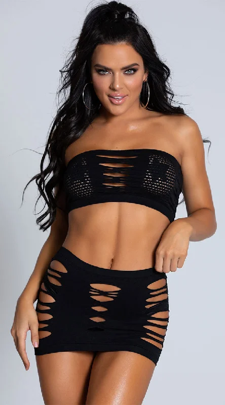 odor resistant women bra and panty sets for freshnessSteer Clear Two Piece Set