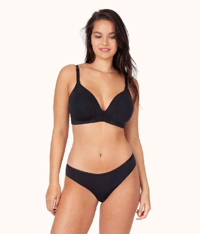 The No-Wire Maternity Bra: Jet Black