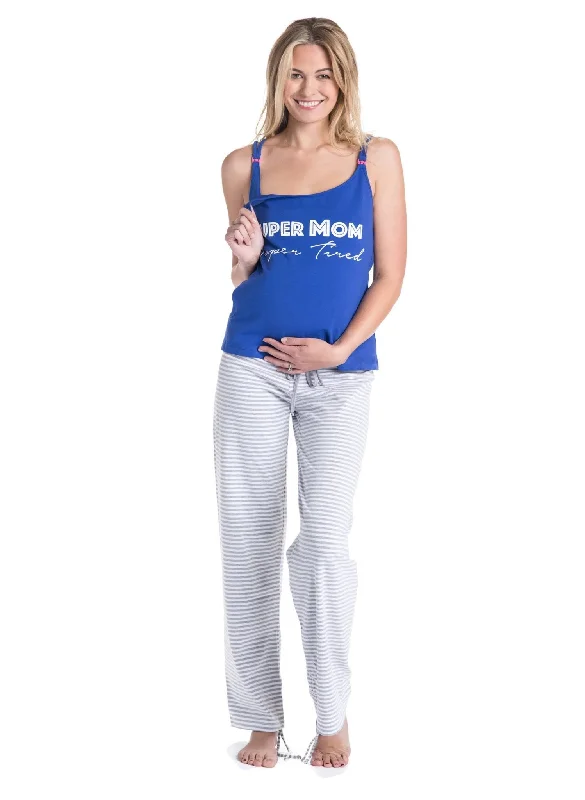 Trudy Super Mom Maternity & Nursing Pajama Set