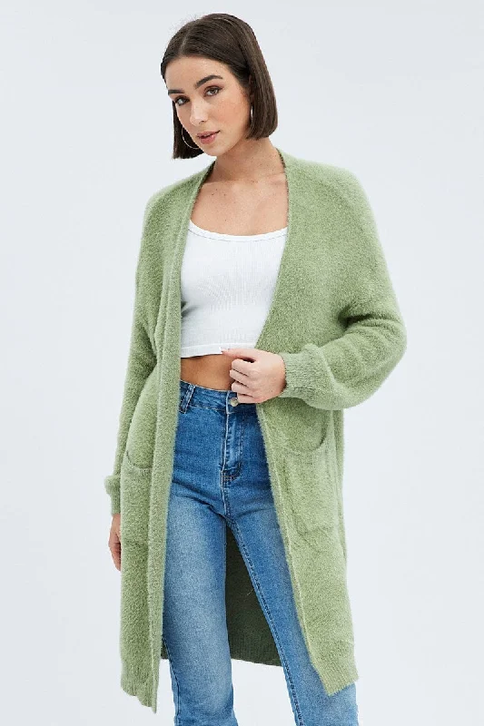 sequin embellished women cardigan for special occasionsGreen Longline Cardigan Fluffy sequin embellished women cardigan for special occasionsGreen Longline Cardigan Fluffy