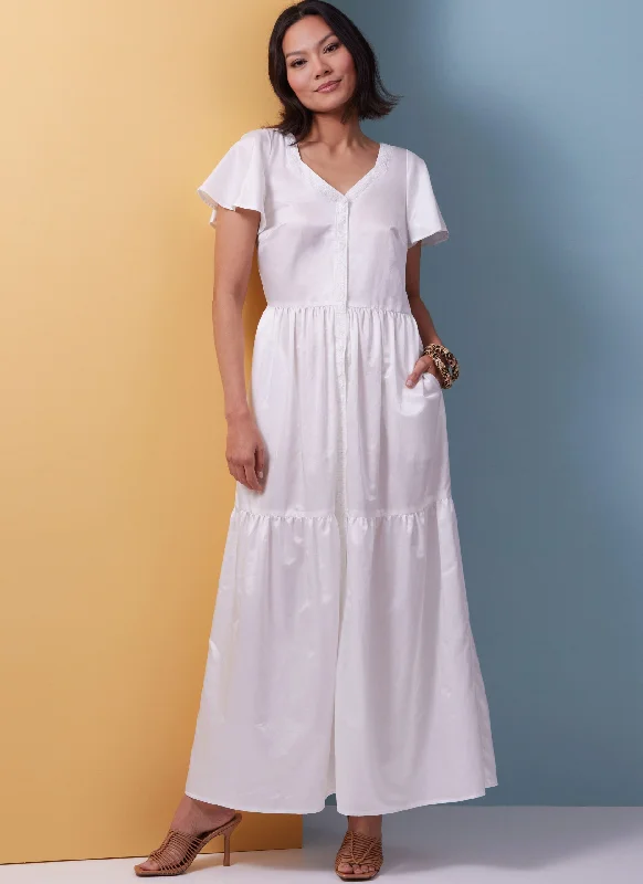 Pleated Women Dress with a Timeless and Elegant TextureButterick Dress B6983