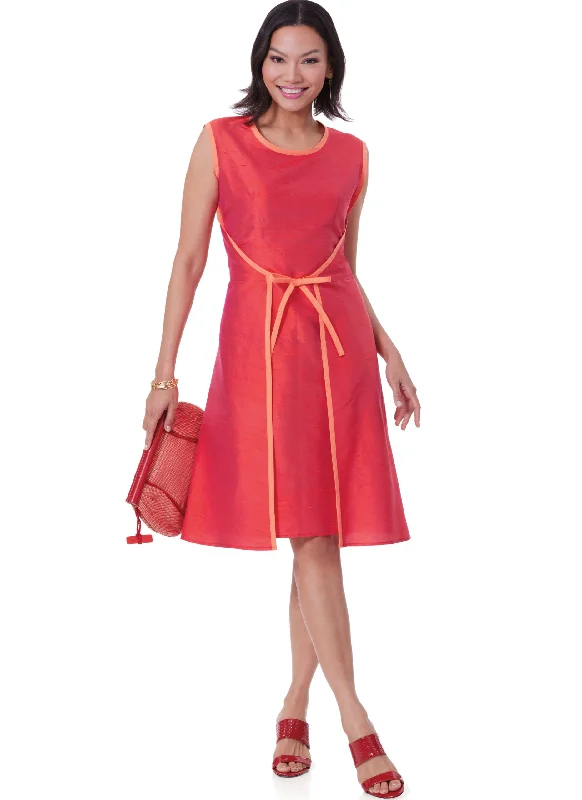 Strapless Women Dress with a Built - in Bra for Comfort and SupportButterick Wrap Dress B6985 Strapless Women Dress with a Built - in Bra for Comfort and SupportButterick Wrap Dress B6985
