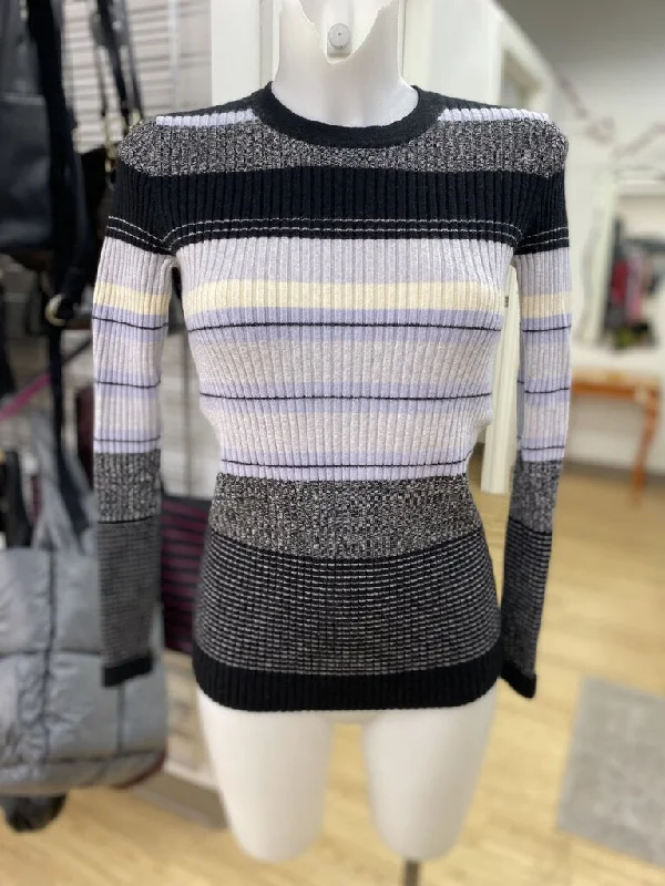 Women's Ribbed Bodycon Sweater in Red for a Sexy and Figure - Hugging LookClub Monaco ribbed wool/blend sweater L