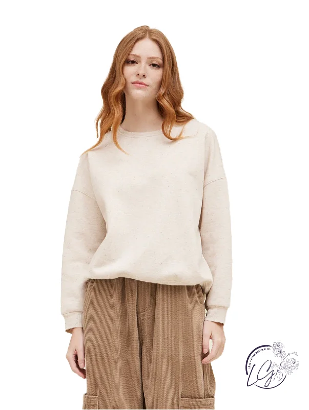 Women's Sequined Trimmed Sweater in Gold for a Glamorous Party LookFlecked Comfort Sweater Women's Sequined Trimmed Sweater in Gold for a Glamorous Party LookFlecked Comfort Sweater