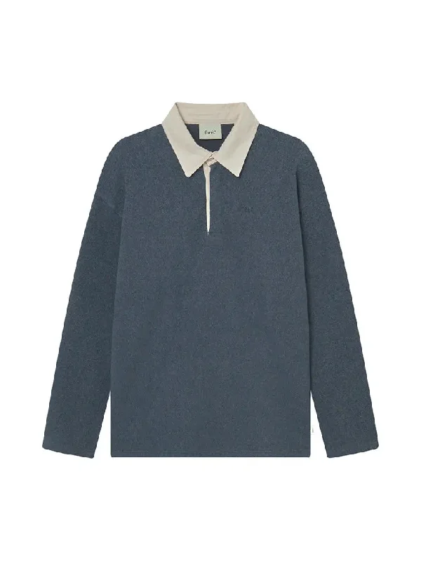 Plus Size Women's V - Neck Long - Sleeve Ribbed Cotton Sweater in Navy for a Classic StyleHerb Brushed Sweatshirt- Navy Plus Size Women's V - Neck Long - Sleeve Ribbed Cotton Sweater in Navy for a Classic StyleHerb Brushed Sweatshirt- Navy