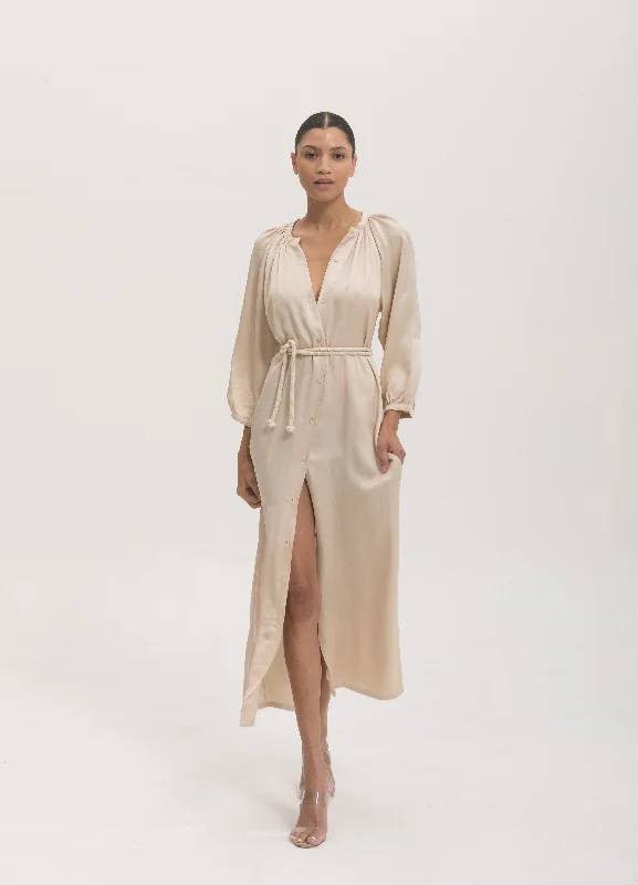 Ruffled Women Dress with Multiple Layers for a Playful and Girly Style Ruffled Women Dress with Multiple Layers for a Playful and Girly Style Coco Dress, Cupro Ruffled Women Dress with Multiple Layers for a Playful and Girly Style Ruffled Women Dress with Multiple Layers for a Playful and Girly Style Coco Dress, Cupro