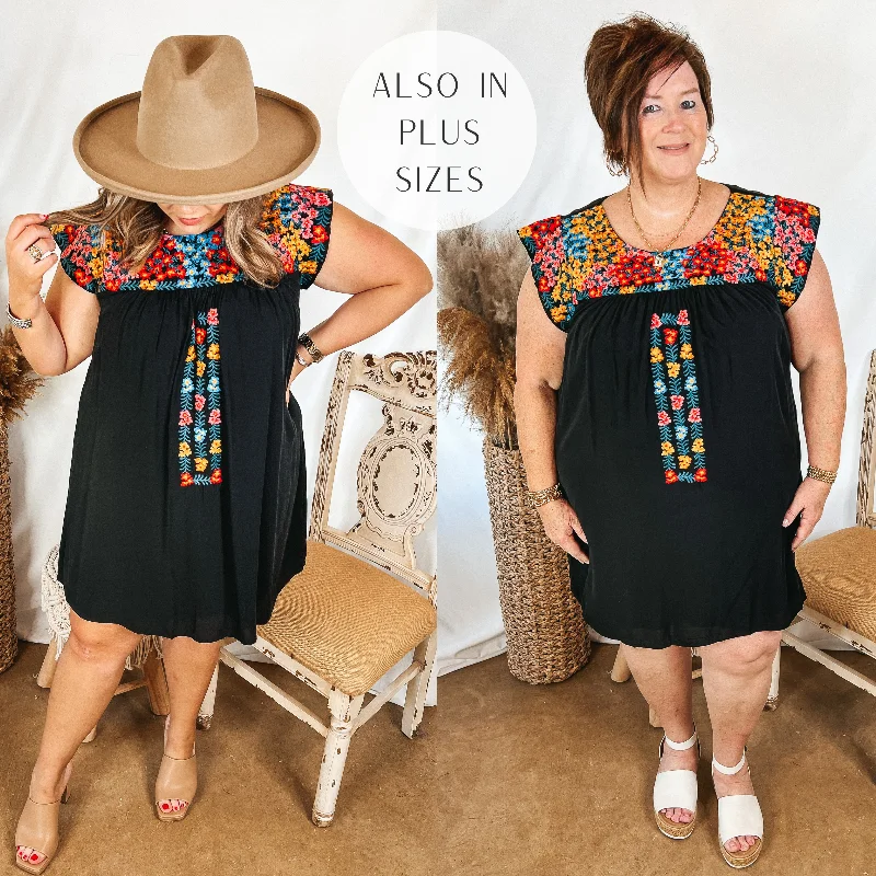 Mermaid - Style Women Dress with a Fitted Silhouette for Special Occasions Mermaid - Style Women Dress with a Fitted Silhouette for Special Occasions Headed For Happy Floral Embroidered Cap Sleeve Dress in Black Mermaid - Style Women Dress with a Fitted Silhouette for Special Occasions Mermaid - Style Women Dress with a Fitted Silhouette for Special Occasions Headed For Happy Floral Embroidered Cap Sleeve Dress in Black