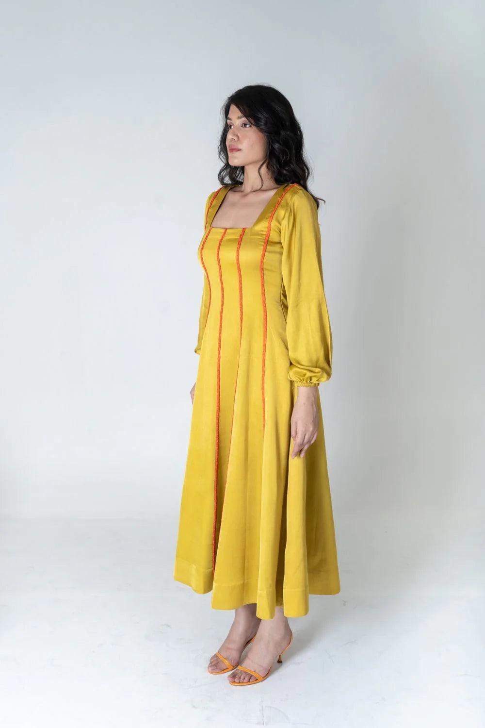 Off - the - Shoulder Women Dress for a Romantic and Feminine Look Off - the - Shoulder Women Dress for a Romantic and Feminine Look Yellow Maxi Dress- Orange Braids Off - the - Shoulder Women Dress for a Romantic and Feminine Look Off - the - Shoulder Women Dress for a Romantic and Feminine Look Yellow Maxi Dress- Orange Braids