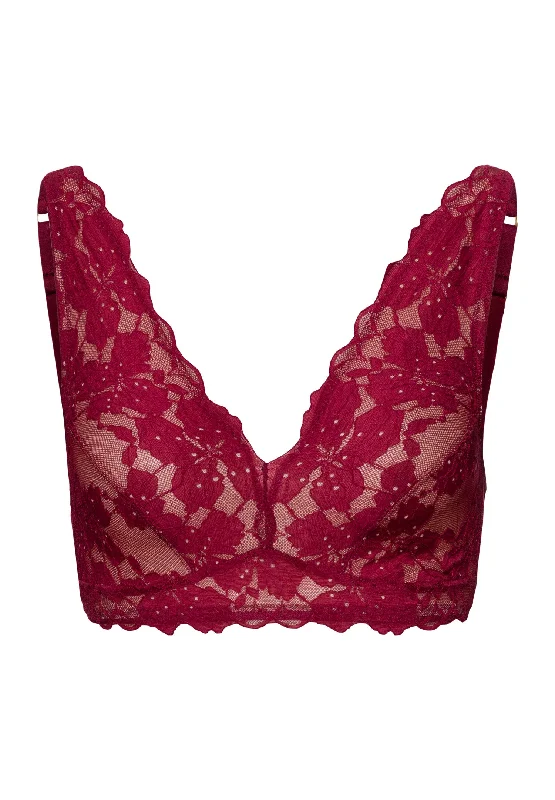 Anais Lace Soft Cup Bra | Deep Poppy 70903-2405