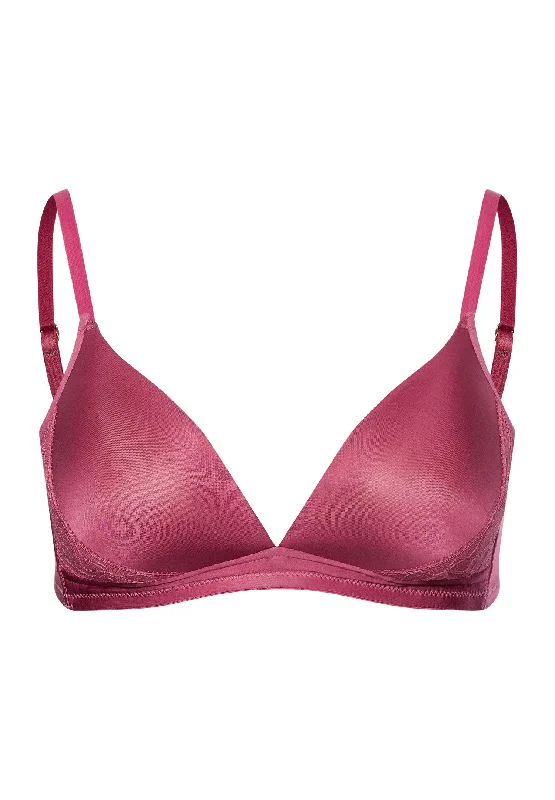 Eva Padded Soft Cup Bra | Rose Wine 70919-2414