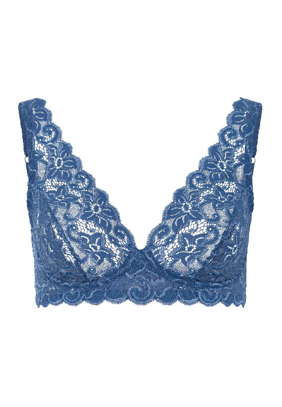 Luxury Moments Lace Soft Cup Bra | True Navy 71465-2604