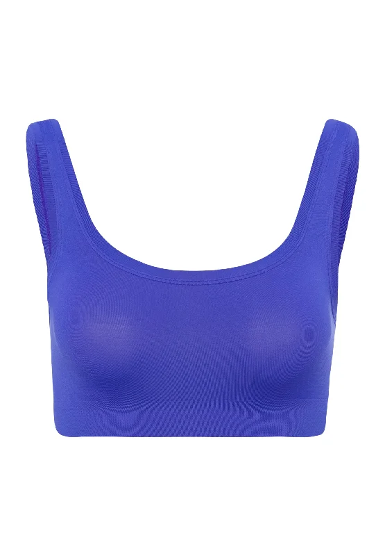 Touch Feeling Crop Top | Dazzling Blue 71810-1584