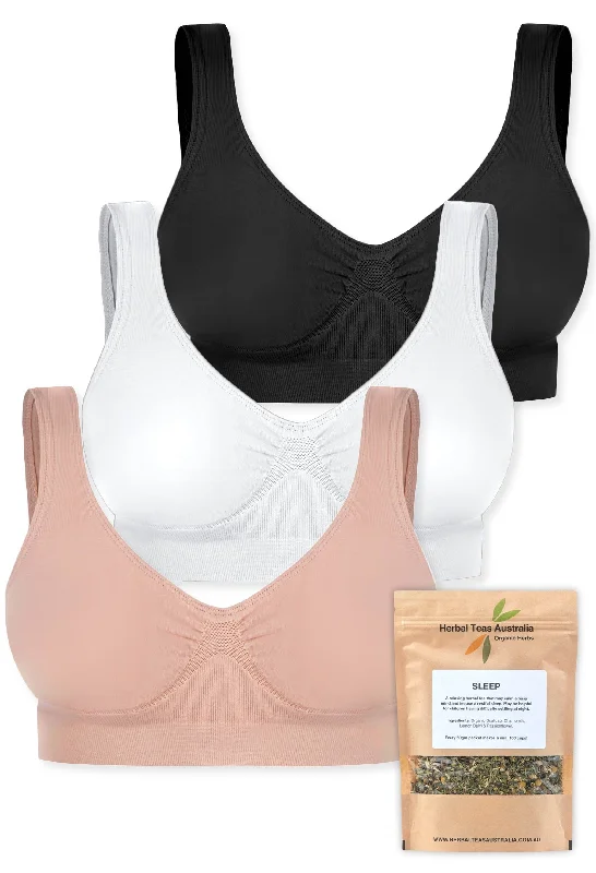 sexy lace push up bras for special occasionsBamboo Pull On Sleep Bra + Restful Slumber Tea Set sexy lace push up bras for special occasionsBamboo Pull On Sleep Bra + Restful Slumber Tea Set