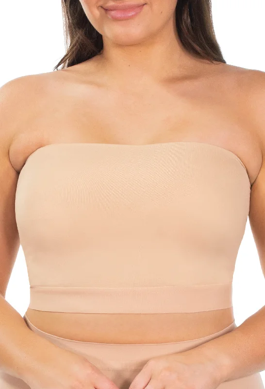 strapless bras for backless dressesHigh Compression Minimising Bandeau