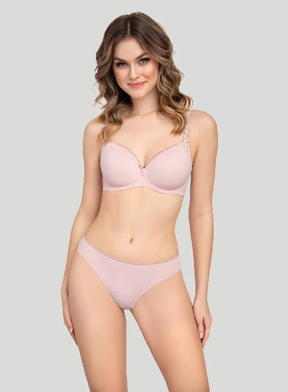 balconette lace bras for a feminine touchCorin: Virginia Spacer Bra Blush Pink
