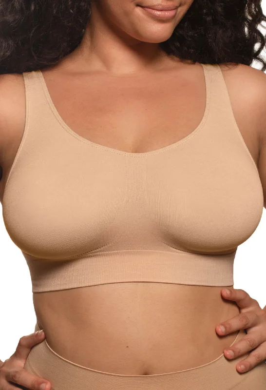 convertible bras with adjustable strapsDouble Lined Wire Free High Back Crop Bra