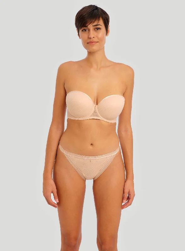 Freya: Tailored Underwired Strapless Moulded Bra Natural Beige