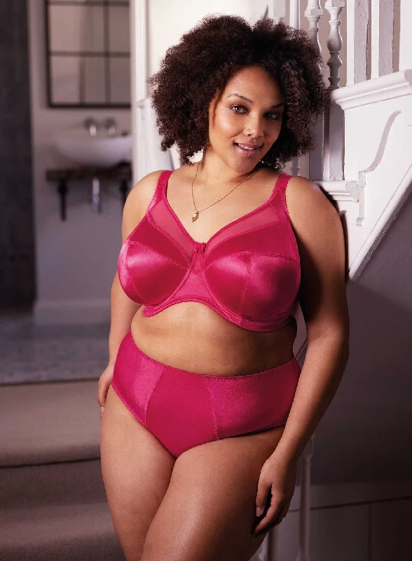 wireless bras for a natural feelGoddess: Keira Banded Bra Hot Pink