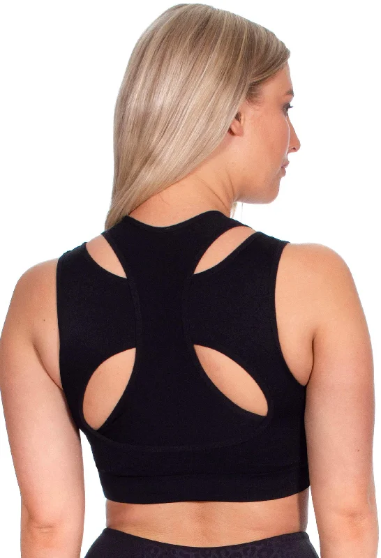 strapless lace bras for formal eventsSports Bra - Triple-layer Support Racer