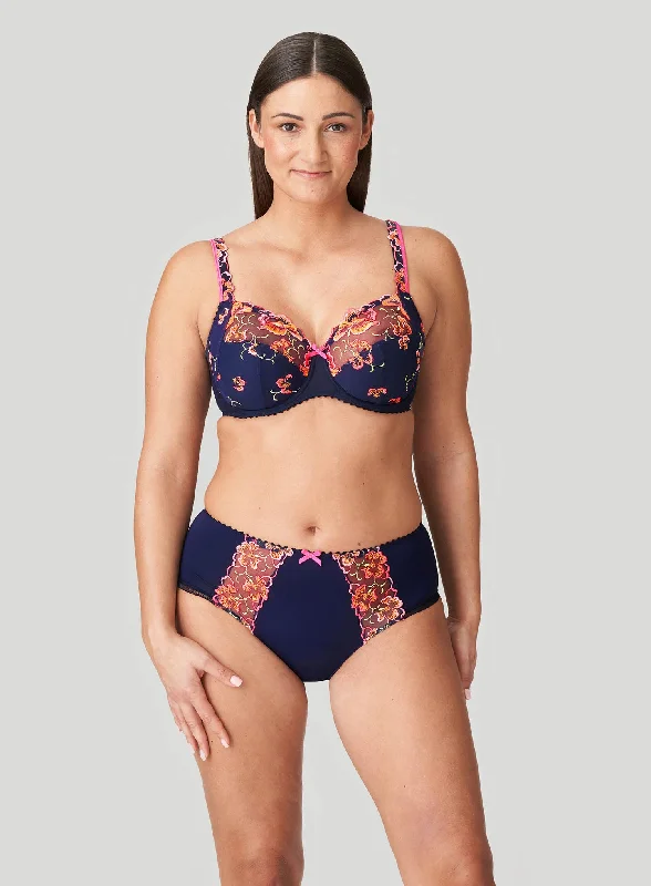 PrimaDonna: Devdaha Underwired Full Cup Bra Velvet Blue