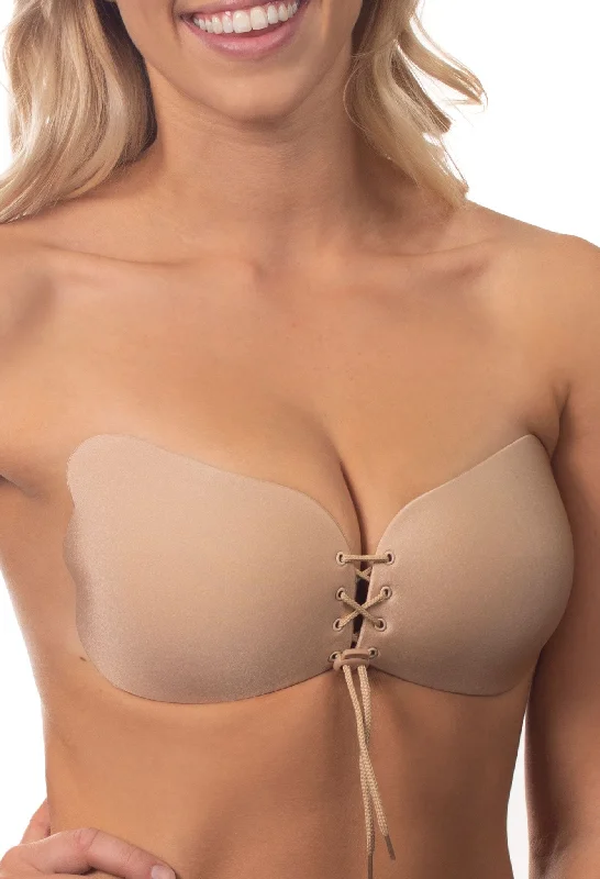 balconette lace bras for a feminine touchPush-Up Stick On Bra