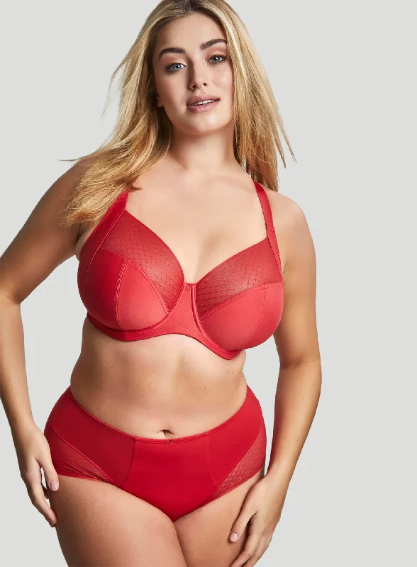 Sculptresse: Bliss Underwired Full Cup Bra Salsa Red