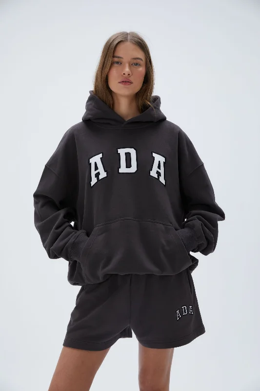 plus size women sport bra for full supportADA Oversized Hoodie - Coffee Bean