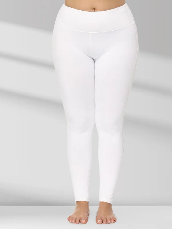 low impact women sport bra for yogaFull Length Yoga Pants Sports Leggings White