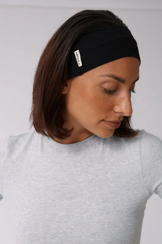 Jersey Headband - Black