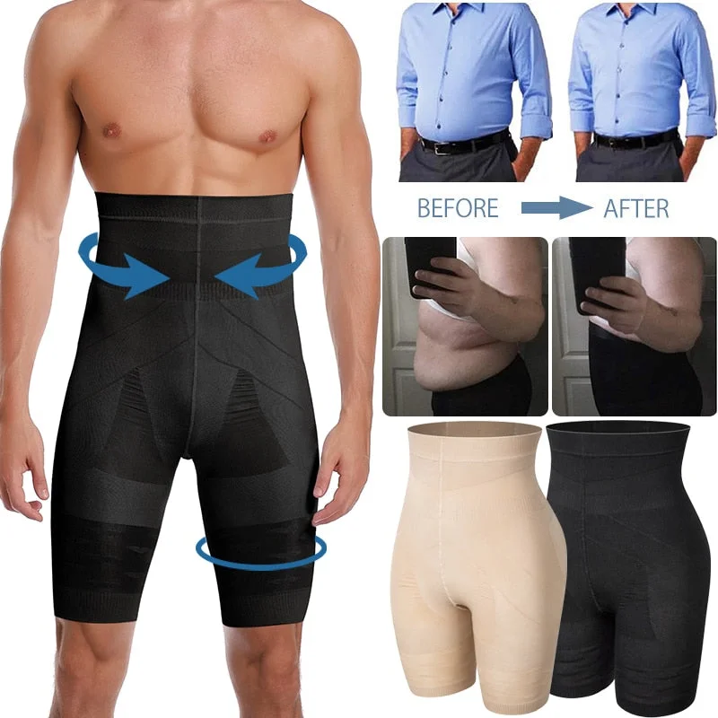 Wireless shapers for a more comfortable experience​Men Tummy Control Shorts